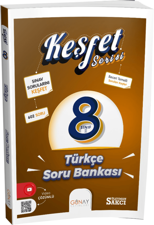 8. Sınıf Keşfet Serisi Türkçe Soru Bankası