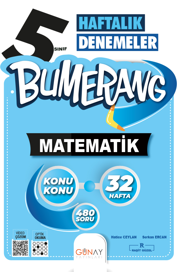 Bumerang 32 Haftalık Matematik Denemeleri 6. Sınıf